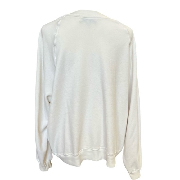 Wildfox Sweatshirt Women’s Large Beige Rainbow Over It Diamond Comfy Lounge - Picture 7 of 10